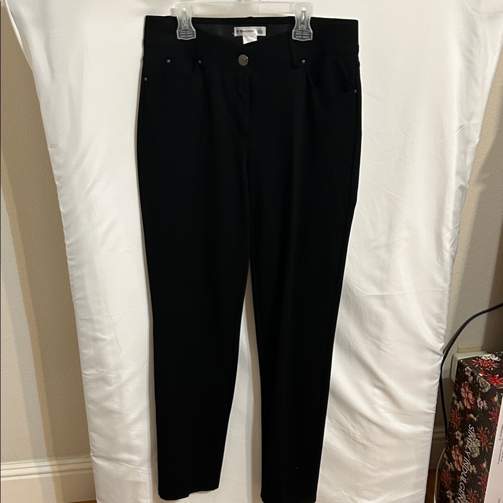 89th & Madison Black Boot Cut Pants